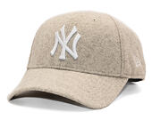 Cap New Era - MLB Melton Wool 9FORTY - NY Yankees - Stone / White