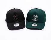 Cap New Era - MLB Team Outline 9FORTY A-Frame - NY Yankees - Dark Green / Stone