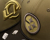 Cap New Era - NFL25 "Salute to Service" - 9SEVENTY Stretch-Snap - Pittsburgh Steelers 