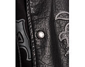 Karl Kani - Kani Western Pu Leather College Jacket - Black