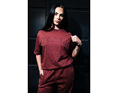 Tee New Era - Branded Washed Oversized Tee - Burgundy