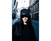 Mitchell & Ness Pinscript Redline Snapback Branded Black / Black Cap