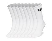 Socks New Era - Flag Crew 6pk - White