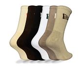 Socks New Era - Flag Crew Socks 6pk - Earth Palette