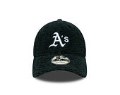Cap New Era - MLB Winter Borg Teddy Fleece 9FORTY - Oakland Athletics - Dark Green / White