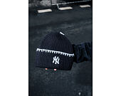 Womens Beanie New Era - MLB Chunky Top Stitch Beanie - NY Yankees - Black