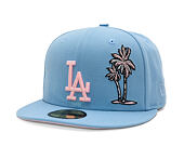 New Era - MLB Palm & Taco 59FIFTY - LA Dodgers - Sky Blue / Pink UV