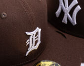 New Era - MLB Seasonal 59FIFTY - Detroit Tigers - Burnt Wood - Brown