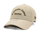 Womens Cap New Era -  Wordmark 9FORTY - Manchester United FC - Chestnut Brown