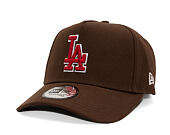 Cap New Era - MLB Outline Script 9FORTY A-Frame - LA Dodgers - Chestnut Brown