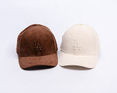 Womens Cap New Era - MLB Pastel Cord 9FORTY M-CROWN - LA Dodgers - Cream