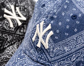 Cap New Era - MLB Washed Paisley 9TWENTY - NY Yankees - Navy