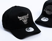 Cap New Era - NBA Metallic 9FORTY A-Frame - Chicago Bulls - Black