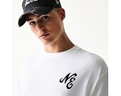 Tee New Era - Floral Graphic Oversized Tee - White