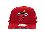 Mitchell & Ness - Miami Heat - Double Clutch Pro Snapback - Red