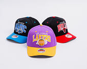Cap Mitchell & Ness - NBA Team Arch Snapback - Los Angeles Lakers - Purple / Yellow