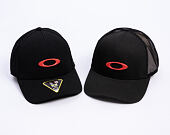 Oakley - Tincan Cap - Pitch Black/Flame Red
