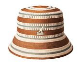 Bucket Hat Kangol - Tropic Resort Stripe Lahinch - Rustic Caramel Multi