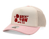 Cap Brixton - Cherry MP Trucker - Off White/Pink