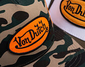 Cap Von Dutch - Trucker - Classic Logo Camo/Orange