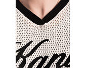 Tee Karl Kani - Cursive Varsity Crochet Boxy T-Shirt White