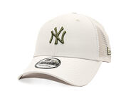 Cap New Era - MLB Midi Homefield 9FORTY Trucker - NY Yankees - Stone / New Olive