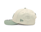 Cap New Era - MLB Side Script 9FORTY M-CROWN - LA Dodgers - Cream / Pastel Green