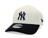 Cap New Era - MLB World Series Patch Cooperstown 9FORTY - NY Yankees - Cream / Navy