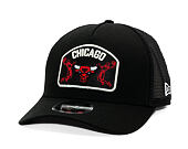 Cap New Era - NBA Felt Patch 9FORTY M-CROWN A-Frame Trucker - Chicago Bulls - Black