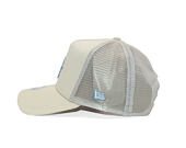 Womens Cap New Era - MLB Floral 9FORTY A-Frame Trucker - LA Dodgers - Cream / Sky Blue