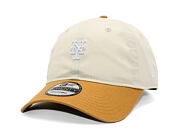 Cap New Era - MLB Mini Logo Washed Contrast 9TWENTY - NY Mets - Cream / Dusted Ochre
