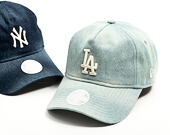Womens Cap New Era - MLB Denim 9TWENTY A-Frame - LA Dodgers - Pastel Blue