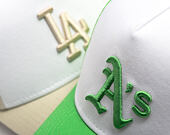 Cap New Era - MLB Essential 9FORTY A-Frame Trucker - Oakland Athletics - Green / White