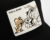 Cap Capslab - Tom & Jerry Trucker - Cat Chase - Black Distressed
