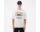 Tee New Era - Branded Oversized Graphic Tee - White
