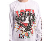 Longsleeve Tee Ed Hardy - 1971 Tattoo Eagle Graphic  - Bright White