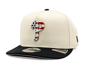 Cap New Era - MLB "American Flag" 9FIFTY - Philadelphia Phillies - Chrome White