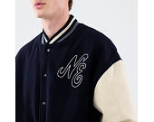 Jacket New Era - Branded Oversized Varsity Jacket - Navy