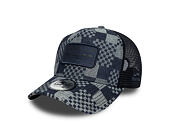 Cap New Era - F1 Pattern Denim 9FORTY A-Frame Trucker - RED BULL F1 - Navy Blue
