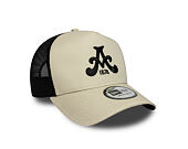 Cap New Era - Core Logo 9FORTY A-Frame Trucker - ASTON VILLA FC - Stone