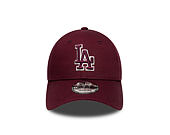 Cap New Era - MLB Team Outline 9FORTY - LA Dodgers - Burgundy / Cream