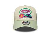 Kids Cap New Era - Branded Outdoor 9FORTY A-Frame Trucker - Cream / Soft Grass