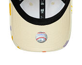 Kids Cap New Era - Branded All-Over Dino Print 9FORTY - Cream