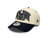 Cap New Era - MLB Wordmark Suede 9FORTY A-Frame - NY Yankees - Cream / Navy