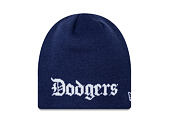 Beanie New Era - MLB Wordmark Skully Knit Thin - LA Dodgers - Royal