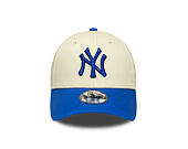 Kids Cap New Era - MLB Essential 9FORTY - NY Yankees - Cream / Blue