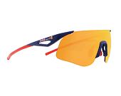 Sunglasses Red Bull SPECT - MARK - Blue/Brown - Red Mirror