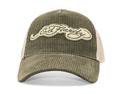 Cap Ed Hardy - Embroidery Applique Cord 5 Panel Trucker Cap - Sage