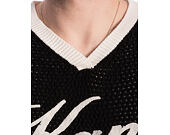 Tee Karl Kani - Cursive Varsity Crochet Boxy T-Shirt Black