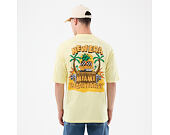 Tee New Era - Branded Beach Party Graphic Oversized Tee - Yellow